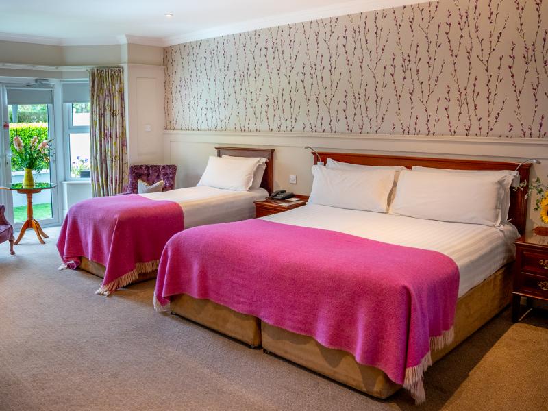 Luxurious bedrooms at the Whitford House Hotel in Wexford