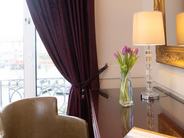 Light and airy hotel room